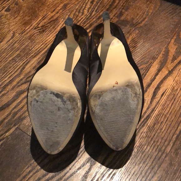 Bebe black and gold platform heels - Picture 5 of 6